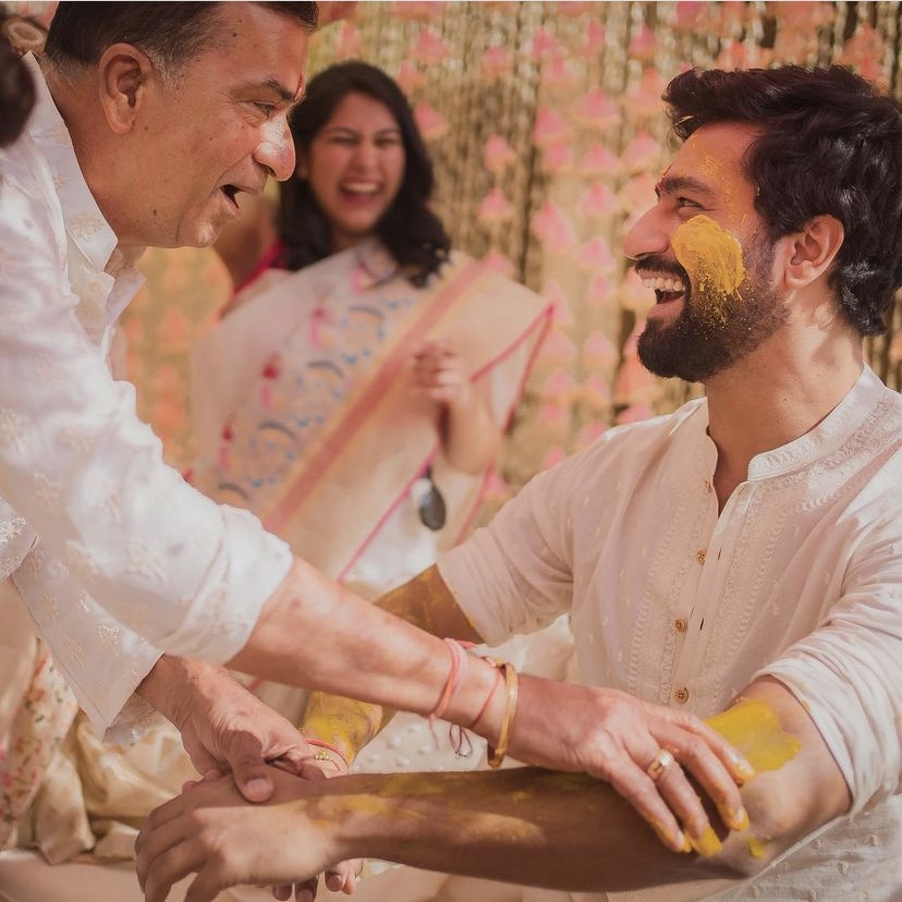 Katrina Kaif and Vicky Kaushal Haldi