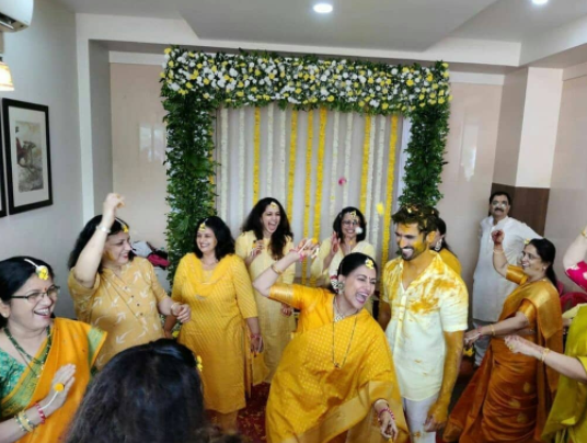 abhishek gunaji radha patil wedding 