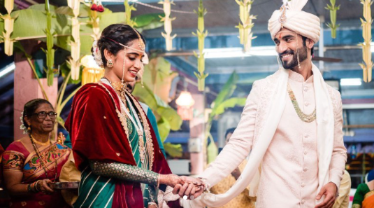 abhishek gunaji radha patil wedding 