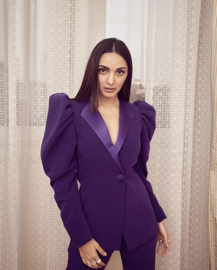 Kiara Advani Violet Pantsuit