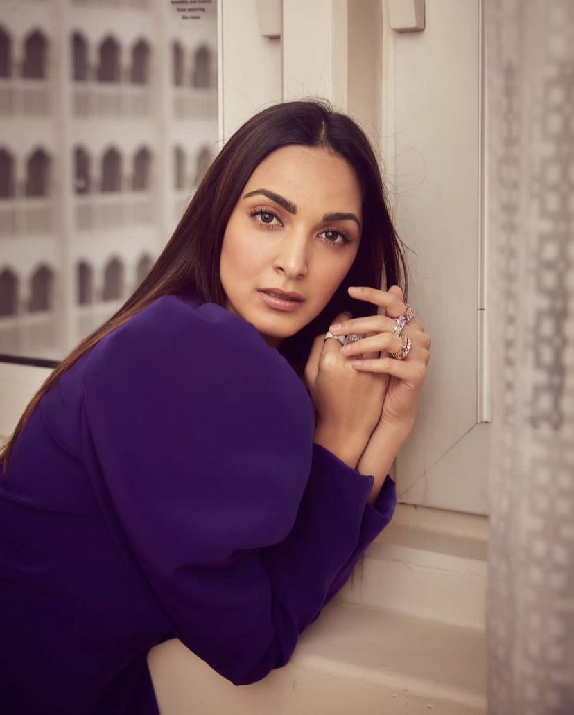 Kiara Advani Violet Pantsuit