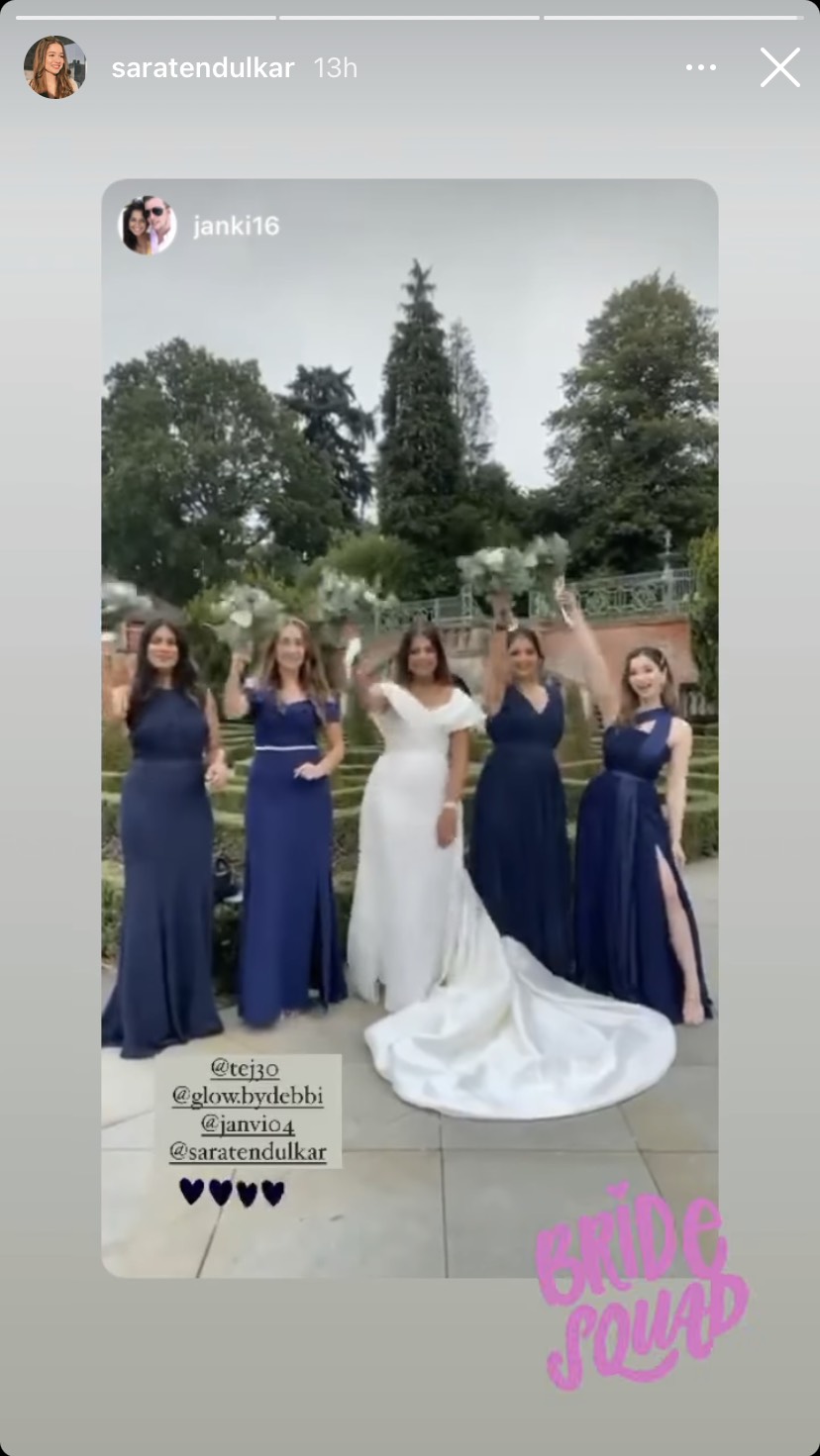 Sara Tendulkar Bridesmaid