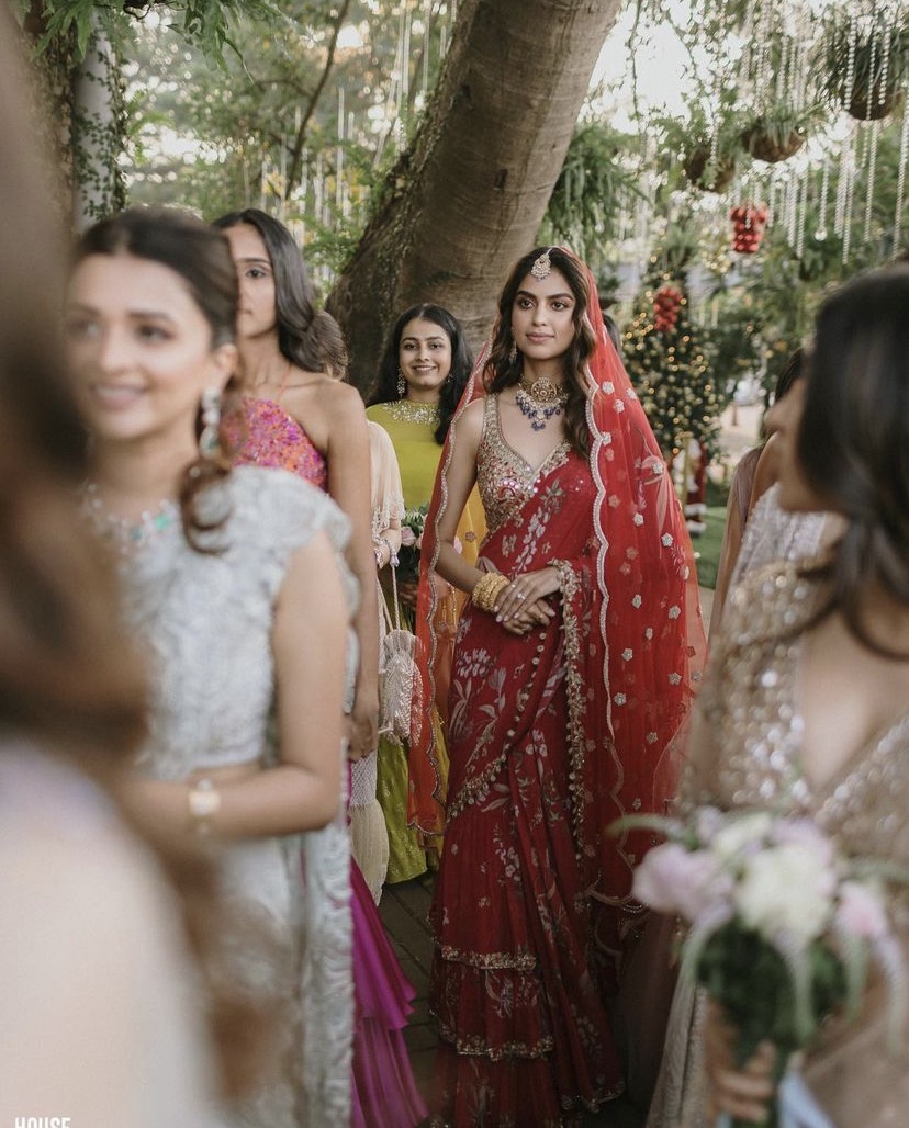 Alia Bhatt's BFF's Meghna Goyal Wedding Look