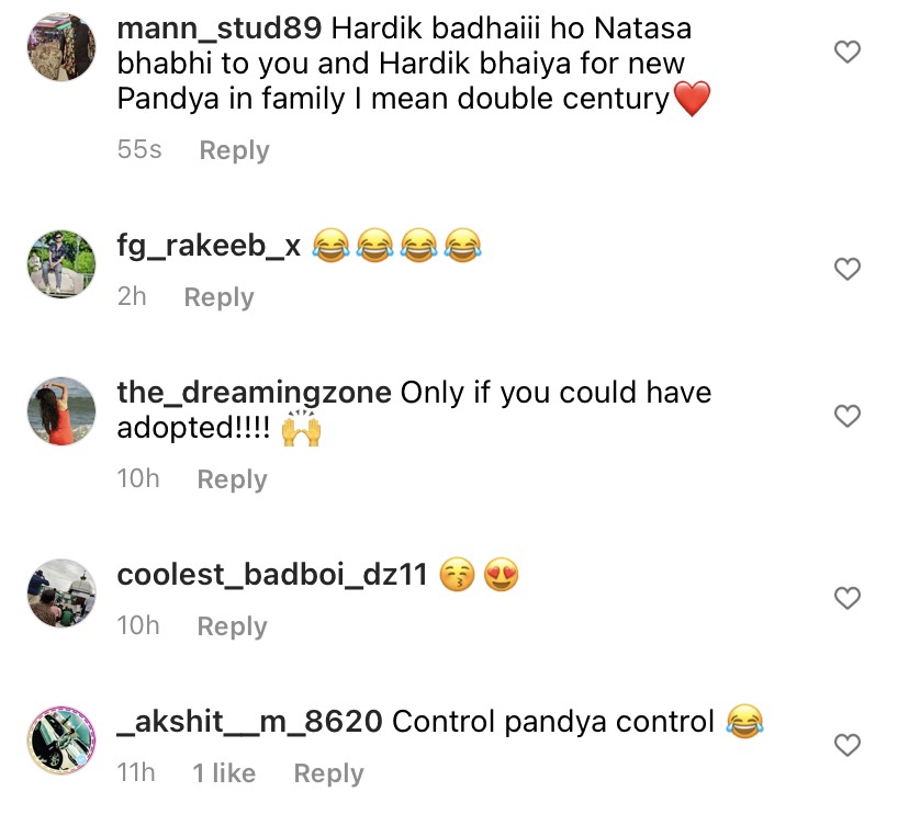 Natasa Hardik pregnancy rumours