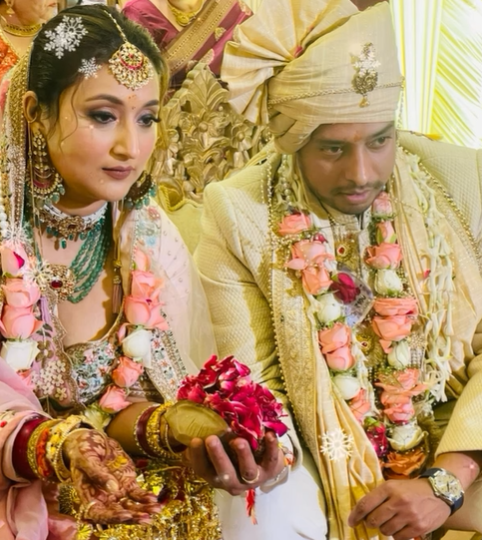 vrinda kher nipun gandhi wedding pictures anupam kher