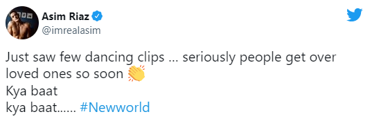 Asim Riaz Tweet on Shehnaaz Gill viral dance videos Sidharth Shukla