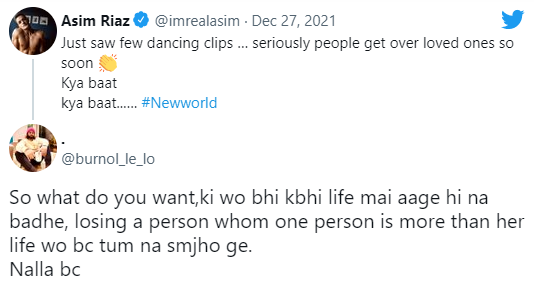 Asim Riaz Tweet on Shehnaaz Gill viral dance videos Sidharth Shukla