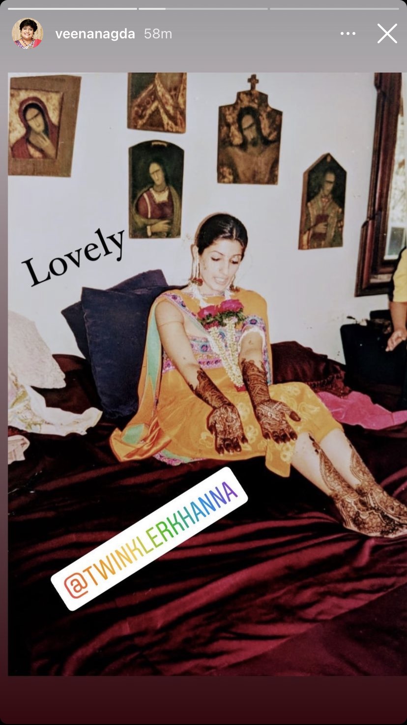 Twinkle Khanna Mehendi Photo