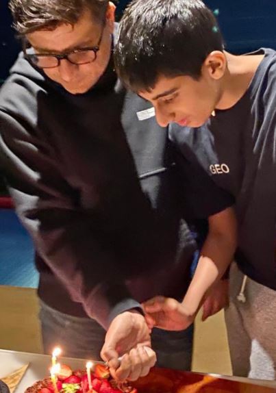 Sonali Bendre Husband Goldie Behl Happy Birthday Son Ranveer Behl