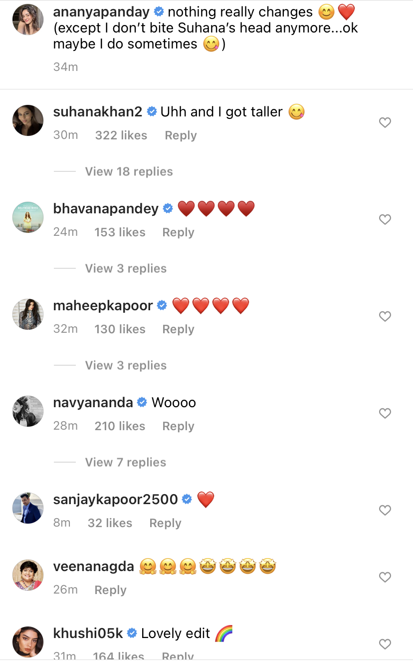Ananya Panday Suhana Khan Shanaya Kapoor Navya Naveli Nanda
