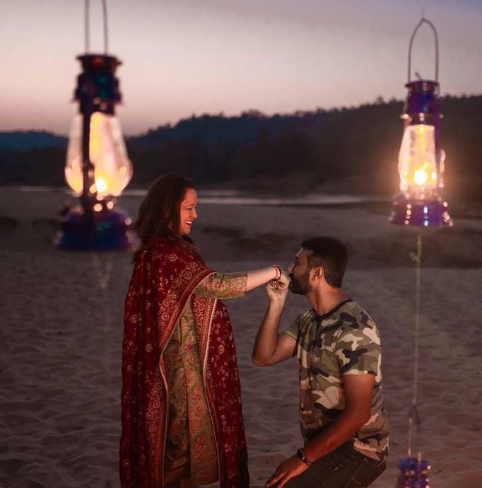 Mhena Kumari Singh's bhai and bhabhi