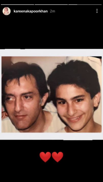 Mansoor Ali Khan Pataudi and Saif Ali Khan