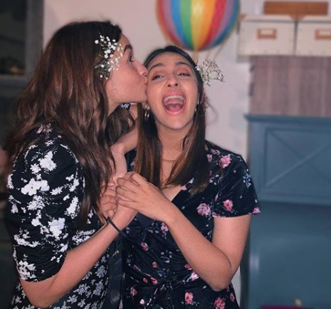 Alia Bhatt and Akansha Ranjan Kapoor