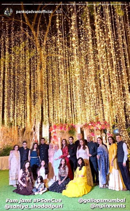 Pankaj Advani and Saniya Shadadpuri