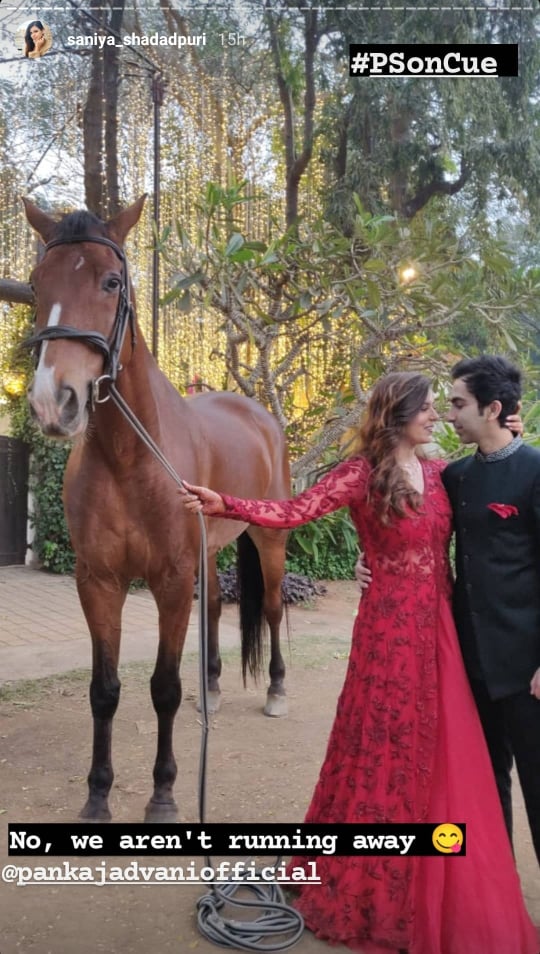 Pankaj Advani and Saniya Shadadpuri