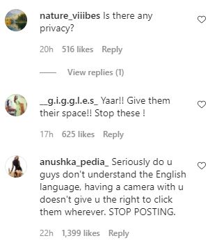 Anushka Sharma Slams Photographer Virat Kohli Picture Private Time Privacy