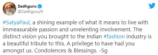 Fashion Designer Satya Dies Passes Masaba Gupta Puneet Nanda Tributes
