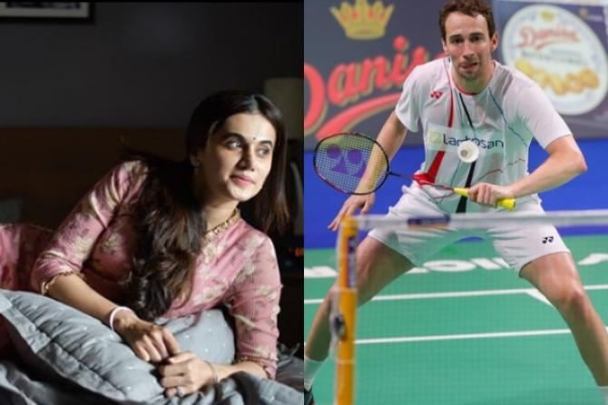 Taapsee Pannu and Mathias Boe