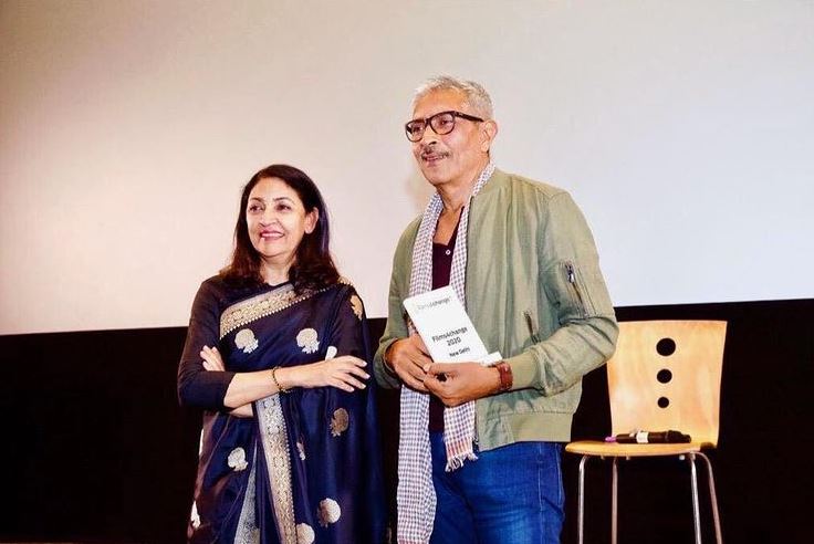 Deepti Naval and Prakash Jha