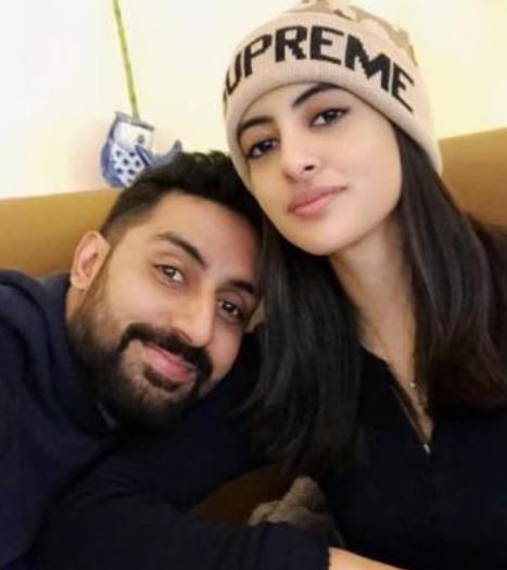 Navya Naveli Nanda and Abhishek Bachchan