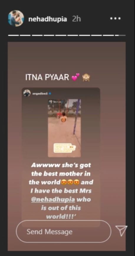 Neha Dhupia and Angad Bedi