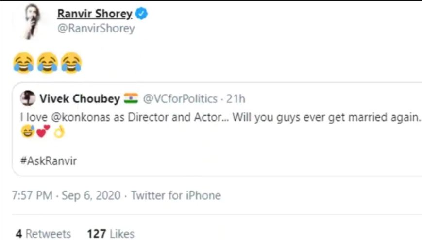 Konkona Sen Sharma and Ranvir Shorey