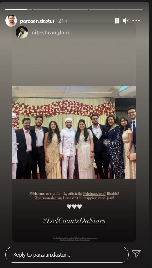 Parzaan Dastur wedding