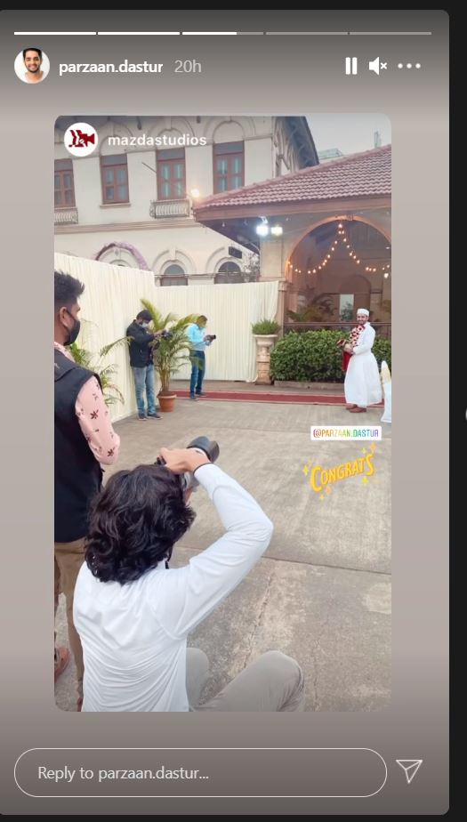 Parzaan Dastur wedding