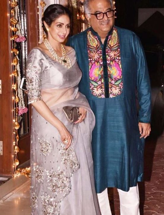 Boney Kapoor and Sridevi