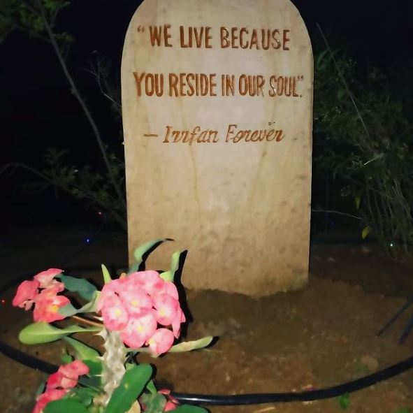 Irrfan Khan Tombstone