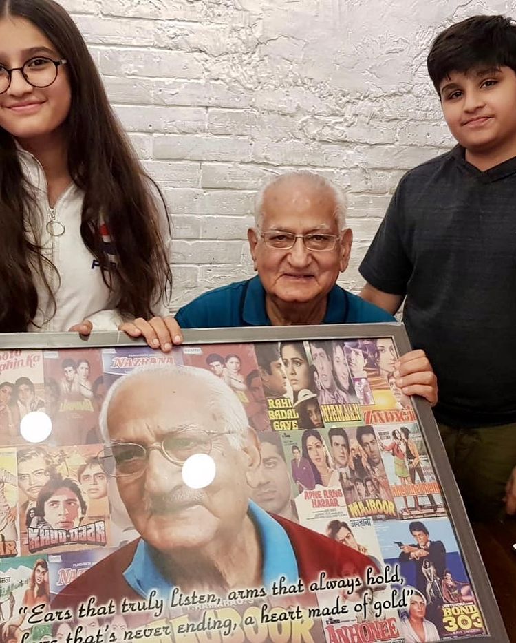 Ravi Tandon, Ranbirvardhan Thadani and Rasha Thadani