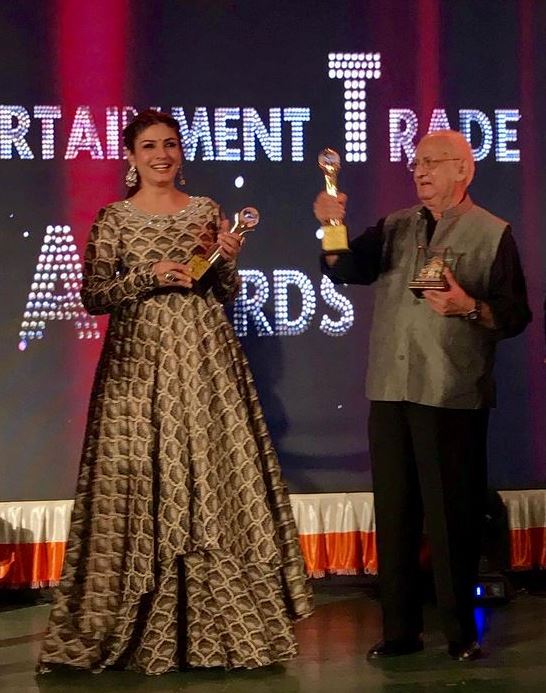 Ravi Tandon and Raveena Tandon