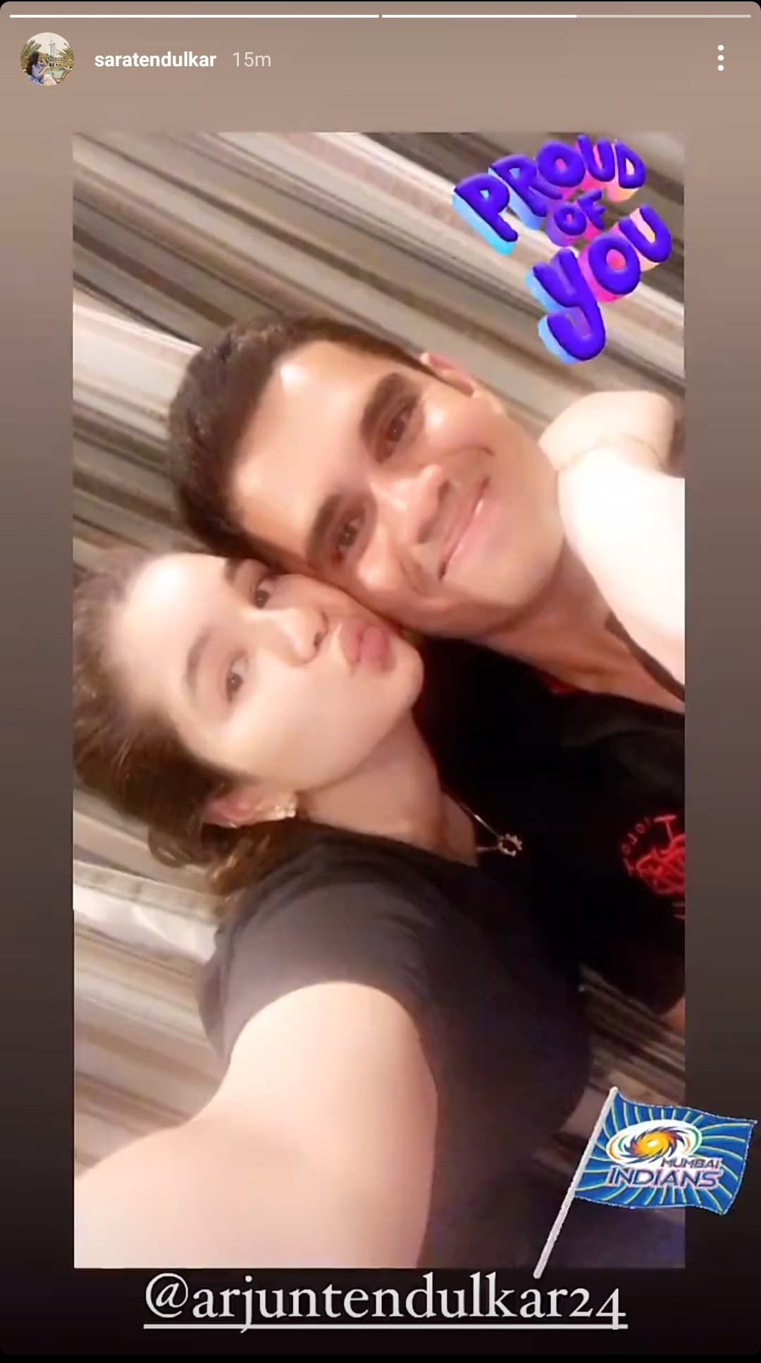 Sara Tendulkar and Arjun Tendulkar