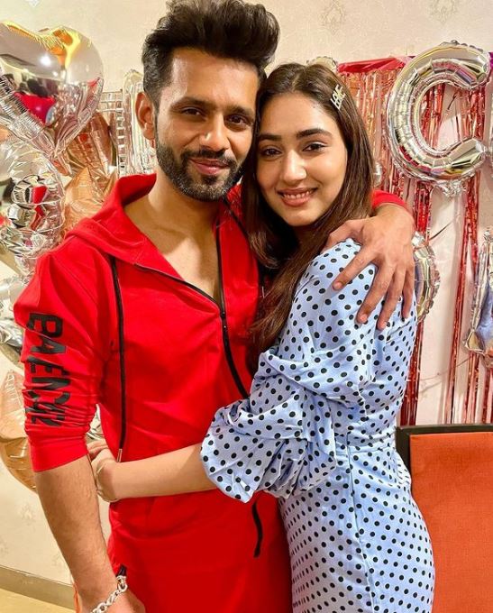 Rahul Vaidya and Disha Parmar