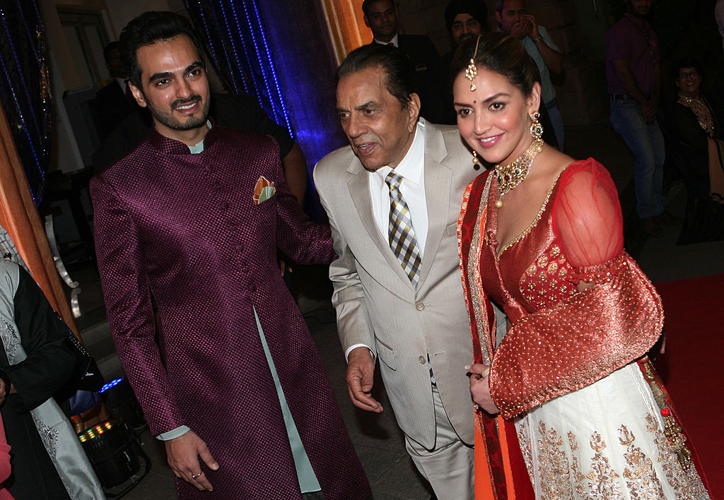 Dharmendra, Esha Deol Takhtani and Bharat Takhtani