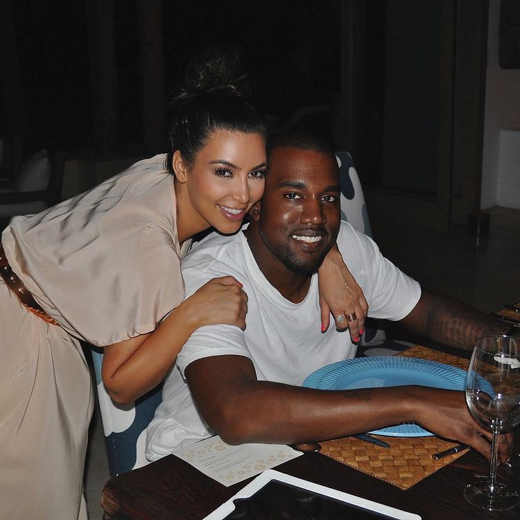 Kim Kardashian and Kanye West