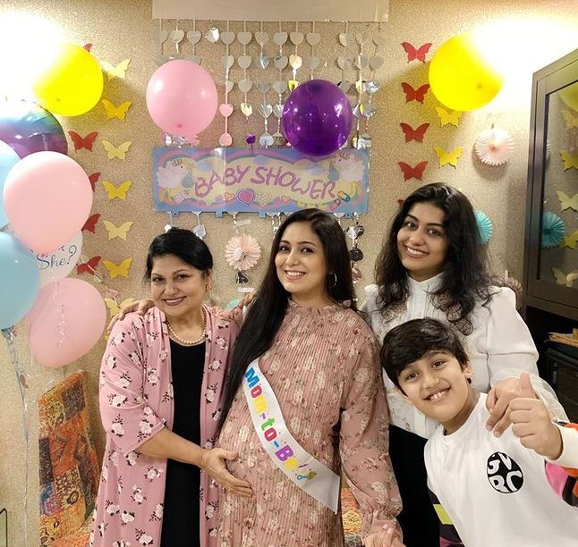 Harshdeep Kaur's baby shower ceremony
