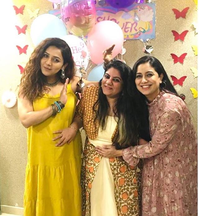 Harshdeep Kaur's baby shower ceremony