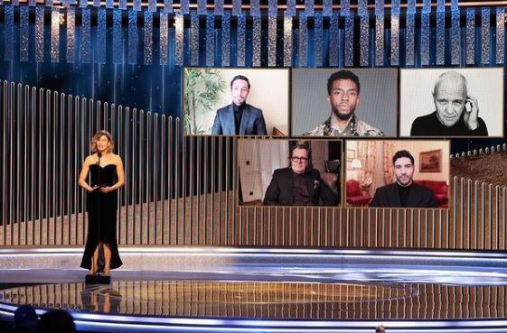 Golden Globes 2021 Chadwick Boseman Wins Best Actor Award Wife Speech Video