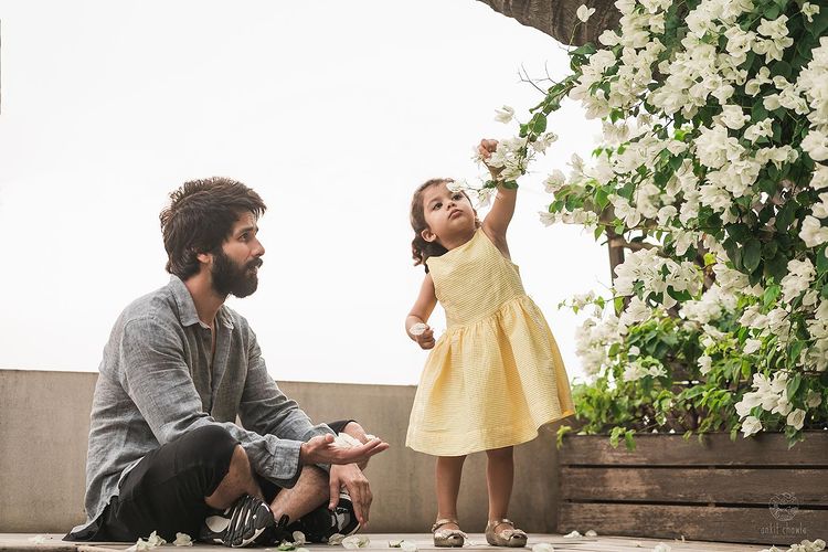 Shahid Kapoor and Misha Kapoor