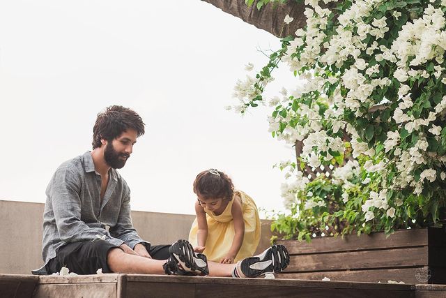 Shahid Kapoor and Misha Kapoor