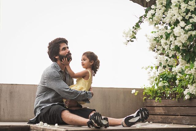 Shahid Kapoor and Misha Kapoor