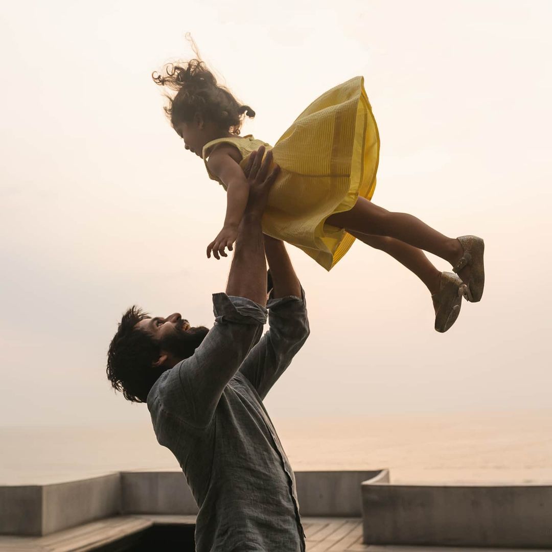 Shahid Kapoor and Misha Kapoor
