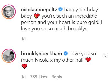 Brooklyn Beckham with Nicola Peltz