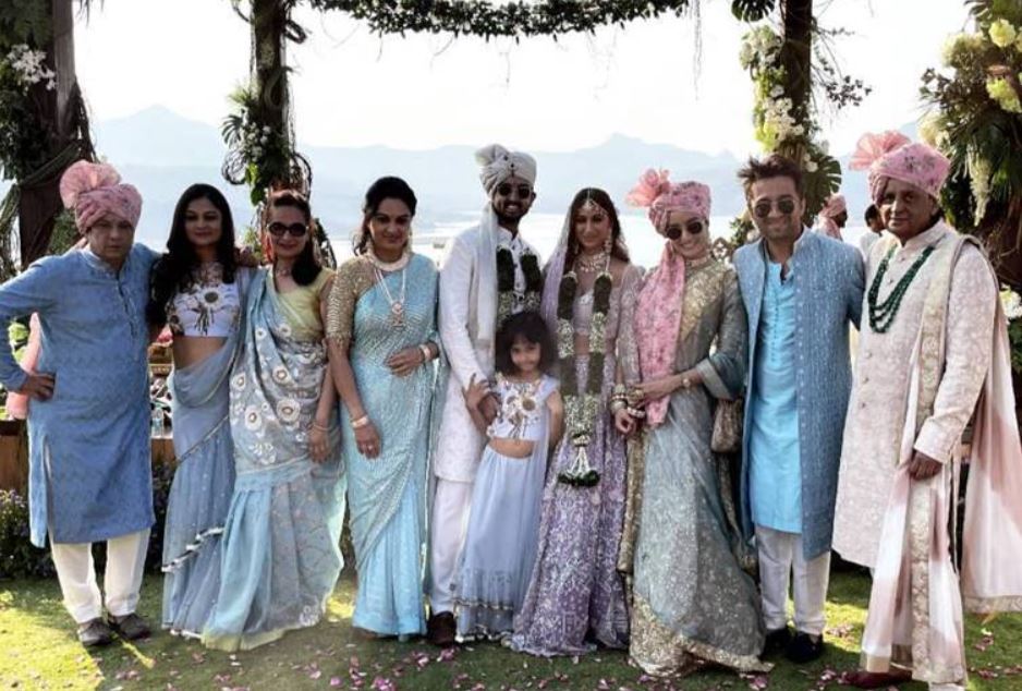 Priyaank Sharma Shaza Morani wedding