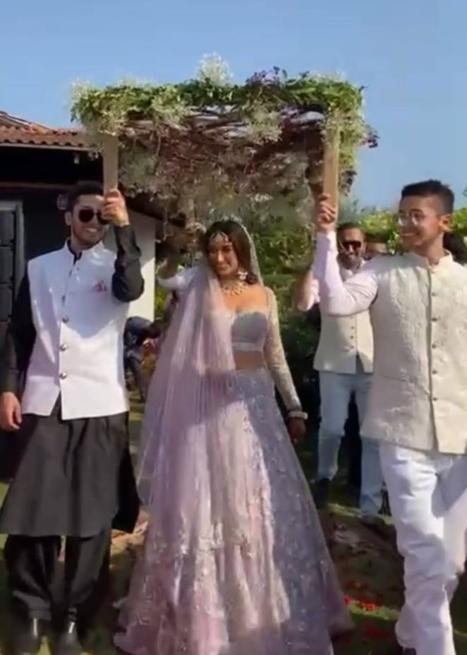 Priyaank Sharma Shaza Morani wedding