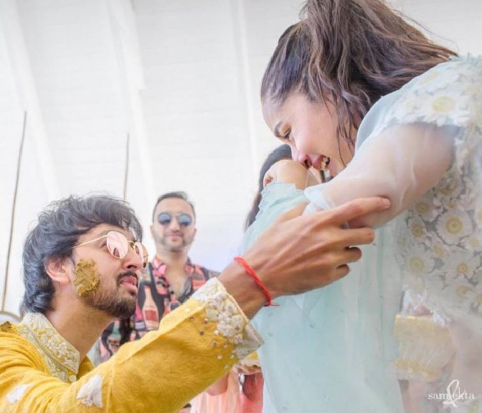 Priyaank Sharma Shaza Morani wedding