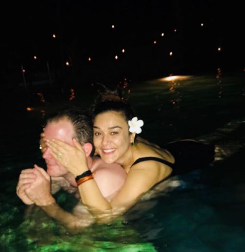Preity Zinta Wishes Her Husband Gene Goodenough On His Birthday Pool Picture