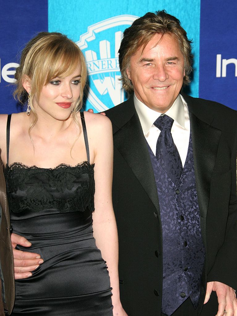Dakota Johnson and Don Johnson