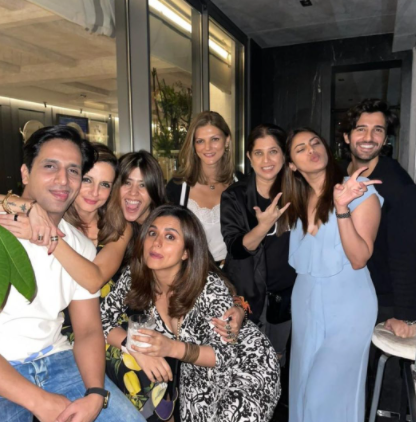 Sussanne Khan Parties With Rumoured Beau, Arslan Goni And His Brother, Aly  Goni And Jasmin Bhasin